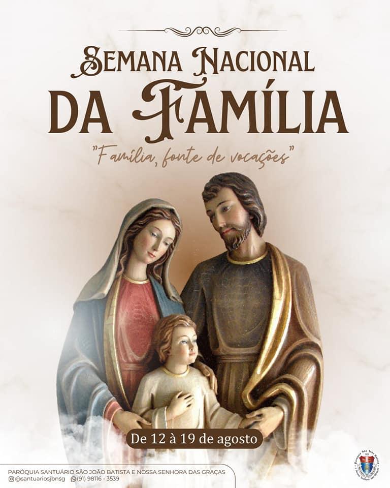 Semana nacional da família 2023